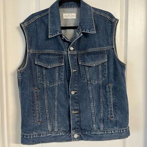 SLVRLAKE Light Blue Denim Vest